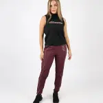 Relaxed Fit Burgundy Pants