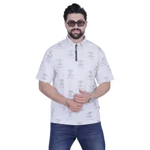 White Oversize Polo