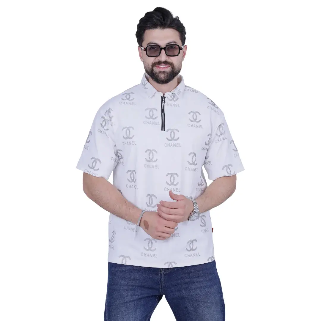 White Oversize Polo