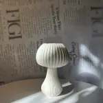 Ribbed Mushroom vase