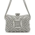 Geometrically Encrusted Crystal Evening Bag VS-68