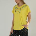 Multi-color Summer Printed Pants Pajama