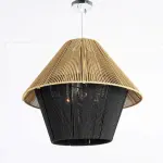 Macrame ceiling lamp-40cm