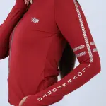 Athleisure Inspire Zip Red Jacket