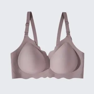 Seamless Maternity Nursing Bra Soft Wire Breastfeeding Pregnancy Bralette