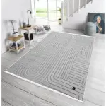 Elite Jacquard Carpet Modern Pattern (Gray)
