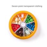 منظم ادوية بشكل فواكه حجم كبير