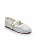 Sparkling Sequin Ballerina Flats with Elegant Strap BN-51