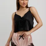 satin Pajama 3 pieces