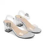 Transparent Heel Sandal C-49