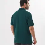 Green Quarter Zip Polo Shirt