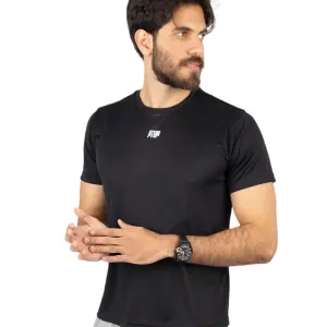 Squat Core Mesh Black T-Shirt