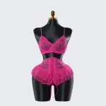 Sexy Lace Lingerie See-through Miniskirt Underwear
