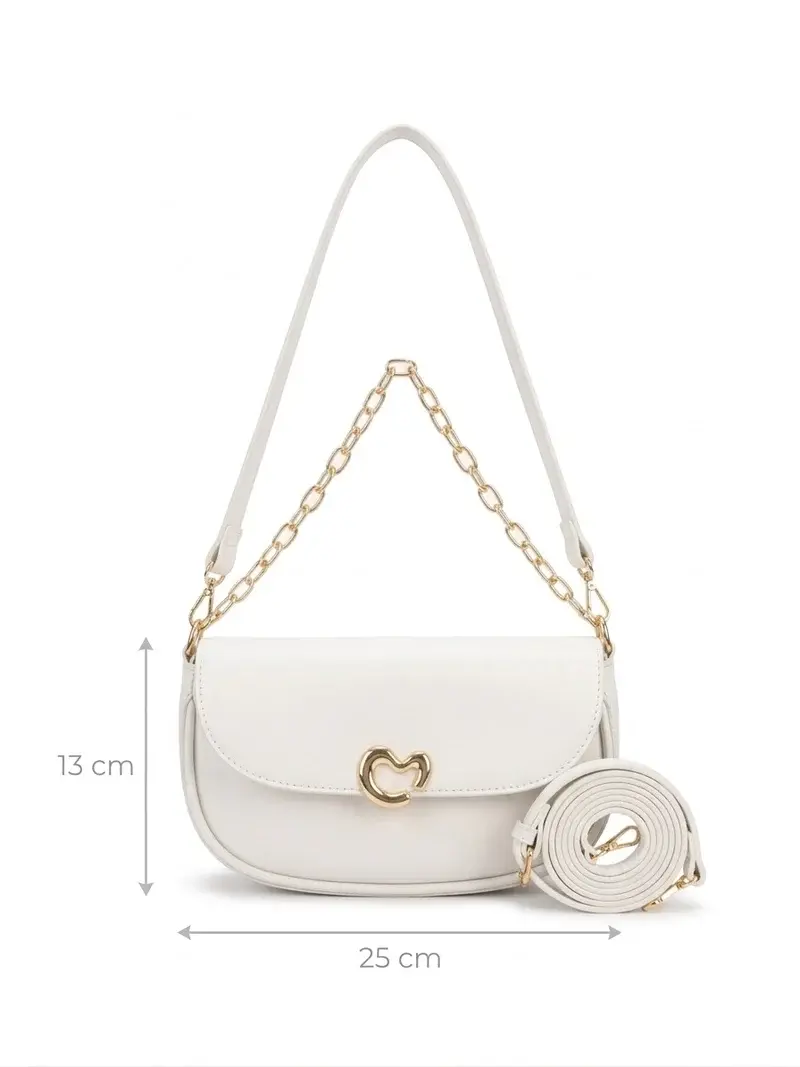 Bag with Feminine Heart Detail BA-63