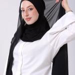 حجاب ذكي اسود