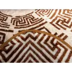 Light Blanket Printed French Design (Brown), 1.7KG