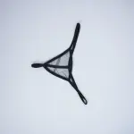 Full-body Lace See-through Top Thong Set