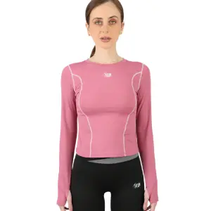 Streamline Long Slevess Women's Rose Top