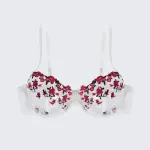 Sexy Butterfly Lace Bra Set Full Bust Minimizer