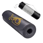 MD Stay Fit® Ultimate Premium 10mm Non-Slip Yoga Mat with Attached Strap Ideal for High-Intensity Interval Workouts, Pilates, Yoga and Many Other Home Workouts