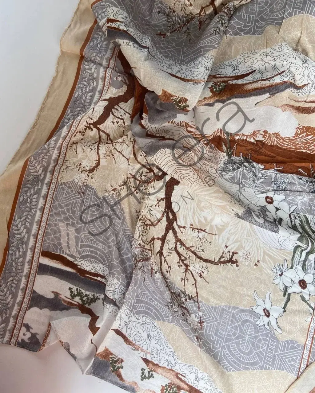 Printed Modal Scarf