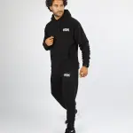 Men's Oversize Black Hoodie