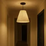 Macrame ceiling lamp-35cm