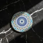 Patterned Evil Eye coaster