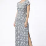 Cotton Floral Maxi Dress