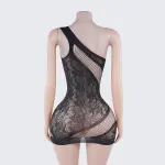 Hollow Out Chemise Mini Dress Backless Lingerie