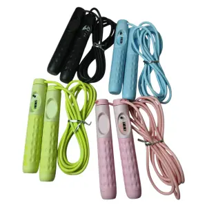 MD Stay Fit Jump Rope with Counter, Comfortable Handles for Fitness and Cardio Training