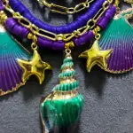 Orchid Sea Layered Heishi Necklace