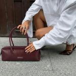 Aria Burgundy Shoulder bag