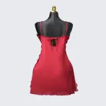 Satin Floral Lace Dress Mini Slip Nightwear