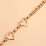 Heart Metal Waist Chain for Women Retro Sexy Body Jewelry