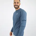 Men's Long-Sleeve Navy T-Shirt