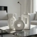 Textured Minimal Vase Set