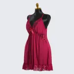 Lace V Neck Nightwear Spaghetti Strap Babydoll