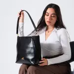 Minimal Shape Shoulder Bag-black