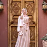 PEARL ANGEL SATIN DRESS ISDAL