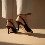 Gemstone Slingback Heels