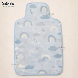 مفرش غيار قابل للغلق بسكوتش بيبي بلو قوس قزح وسحاب