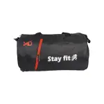 Barrel Duffel Bag with Side Pocket