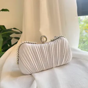 Silver Amara Clutch