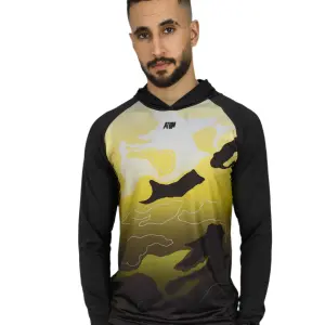 Training Long Sleeves Men's Yellow T-Shirt
