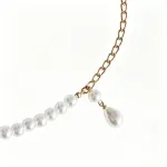 Women's Casual Faux Pearl Drop Waist Chain Simple Versatile Belt