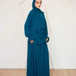 PURPLE CREPE DRESSY ISDAL