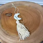 Crescent Calligraphy Hanging Ornament