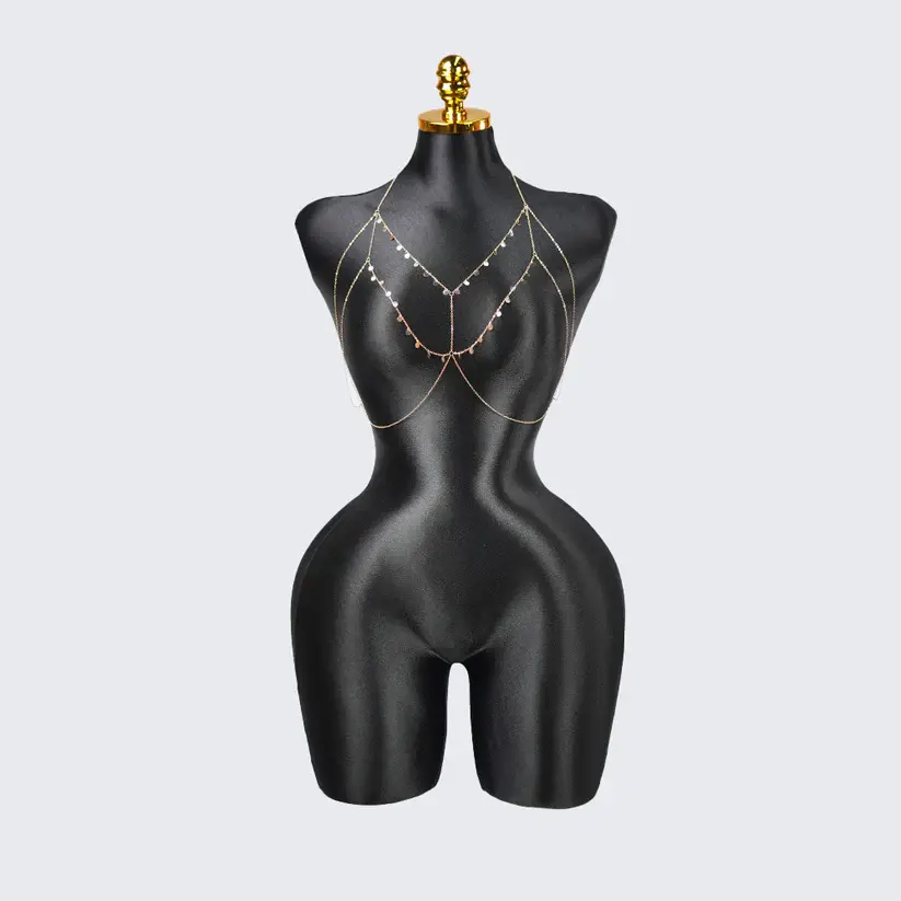 Shimmering Seductive Body Chain