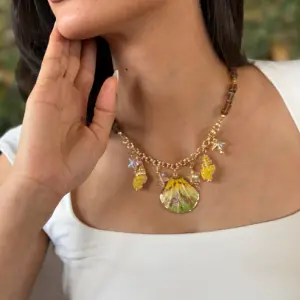 Tropical Shell Charm Necklace